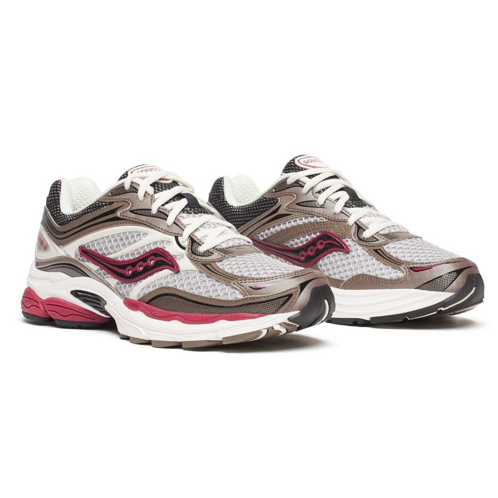 Saucony ProGrid Omni 9 Running Shoes Mens 10.5 Brown Red Unisex S70739-6 New NWT